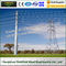 الساخنة المجلفن أنبوبي الصلب شعرية برج لتوزيع الطاقة الكهربائية الهوائي الاتصالات السلكية واللاسلكية المزود